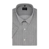 Korte mouw print rondje witgrijs - Gents