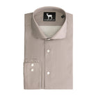 Overhemd Blumfontain pied - de - poule taupe - Gents