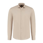 Overhemd knit pique beige - Gents