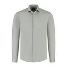 Overhemd knit pique lichtgroen - Gents