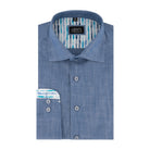Overhemd linnenlook blauw - Gents