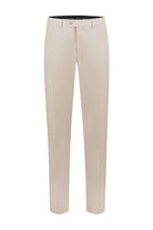 Pak 2-delig stretch beige fashionable stretch pants in a light beige color, perfect for modern casual outfits.