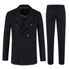 Pak 2 - rij streep blauw - Gents