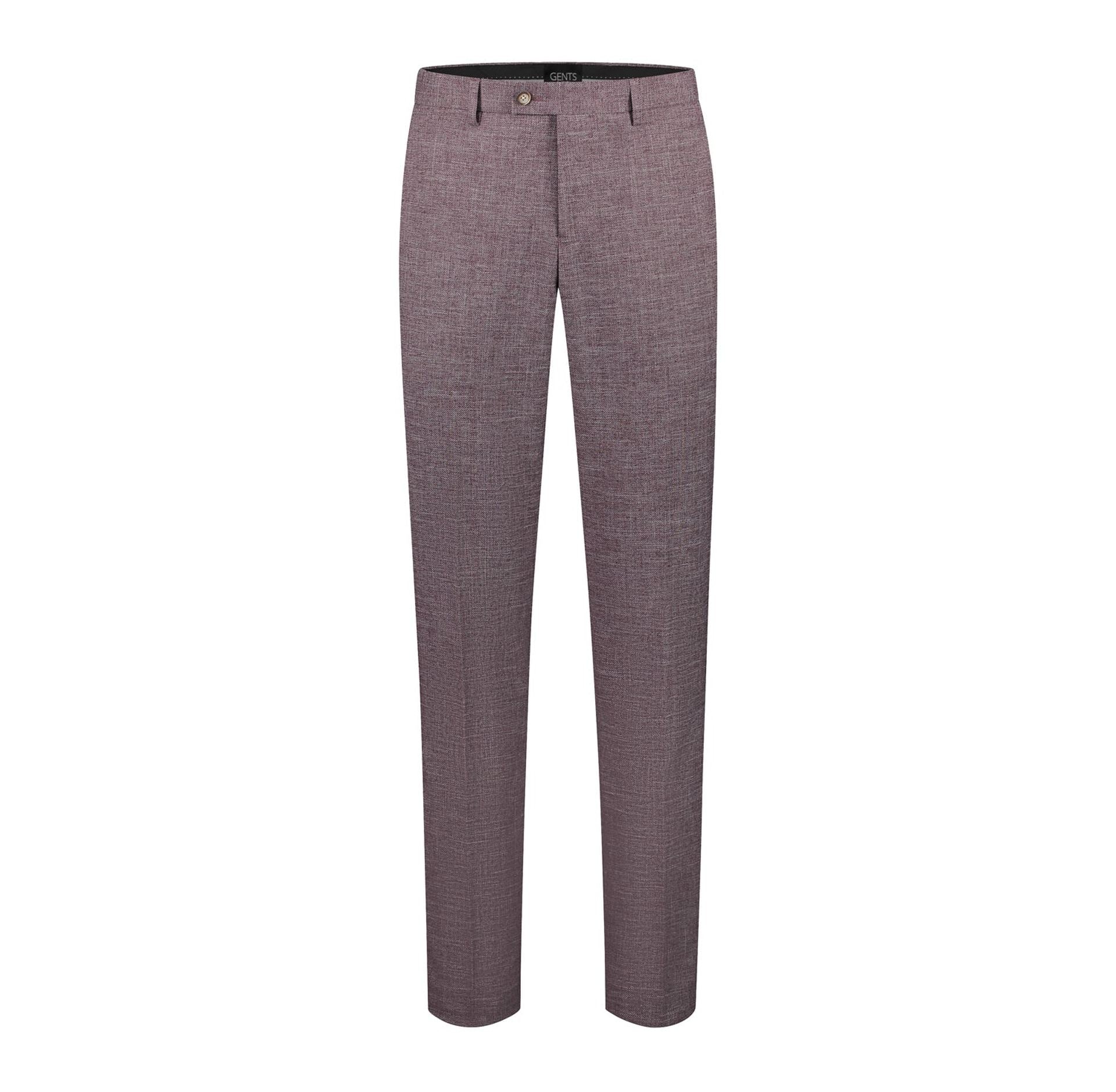 Pak 3 - D linnenlook rozijn rood - Gents
