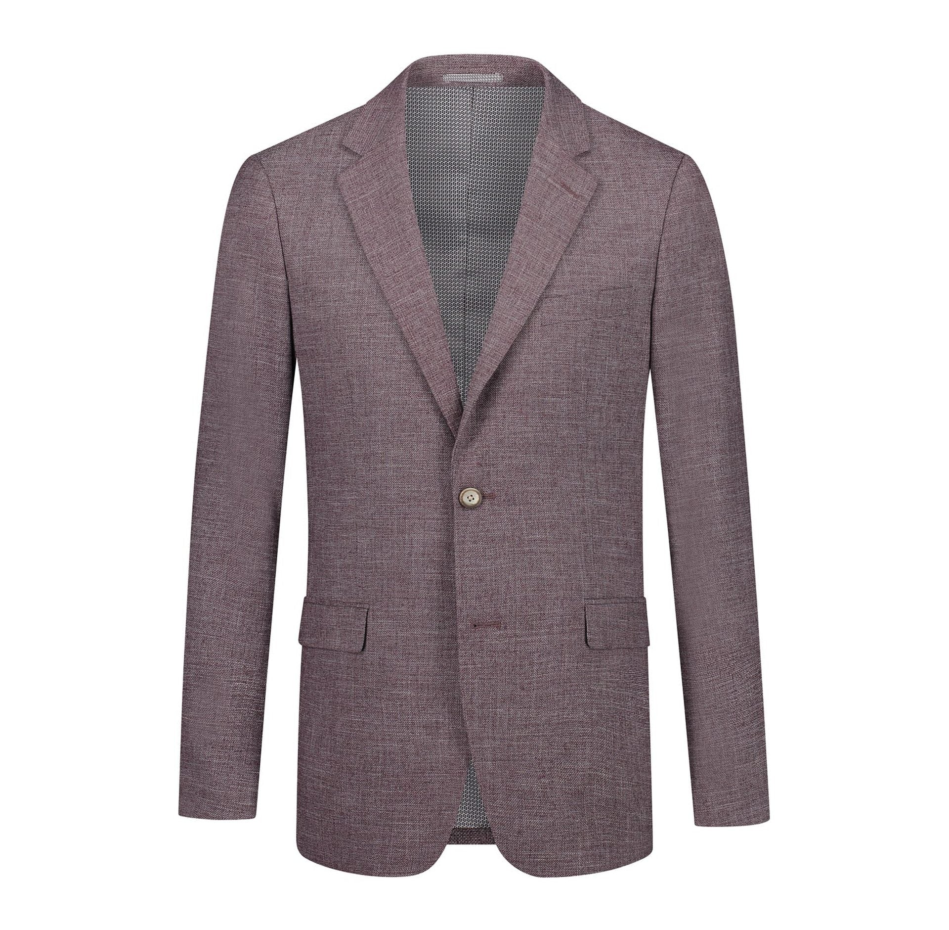 Pak 3 - D linnenlook rozijn rood - Gents