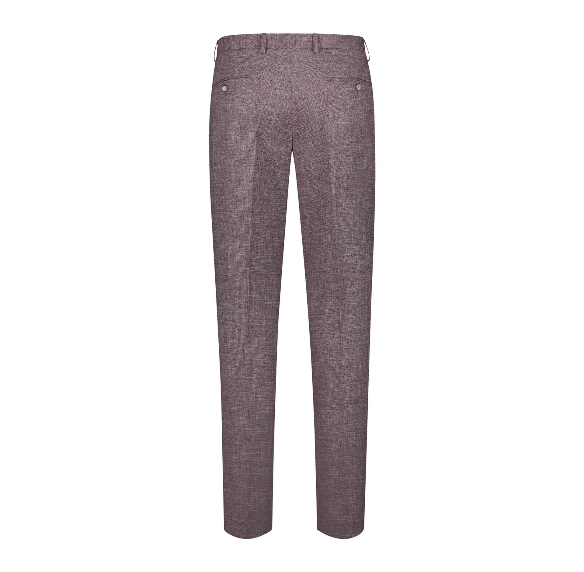 Pak 3 - D linnenlook rozijn rood - Gents