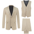 Pak 3 - D wolmix honing - beige - Gents