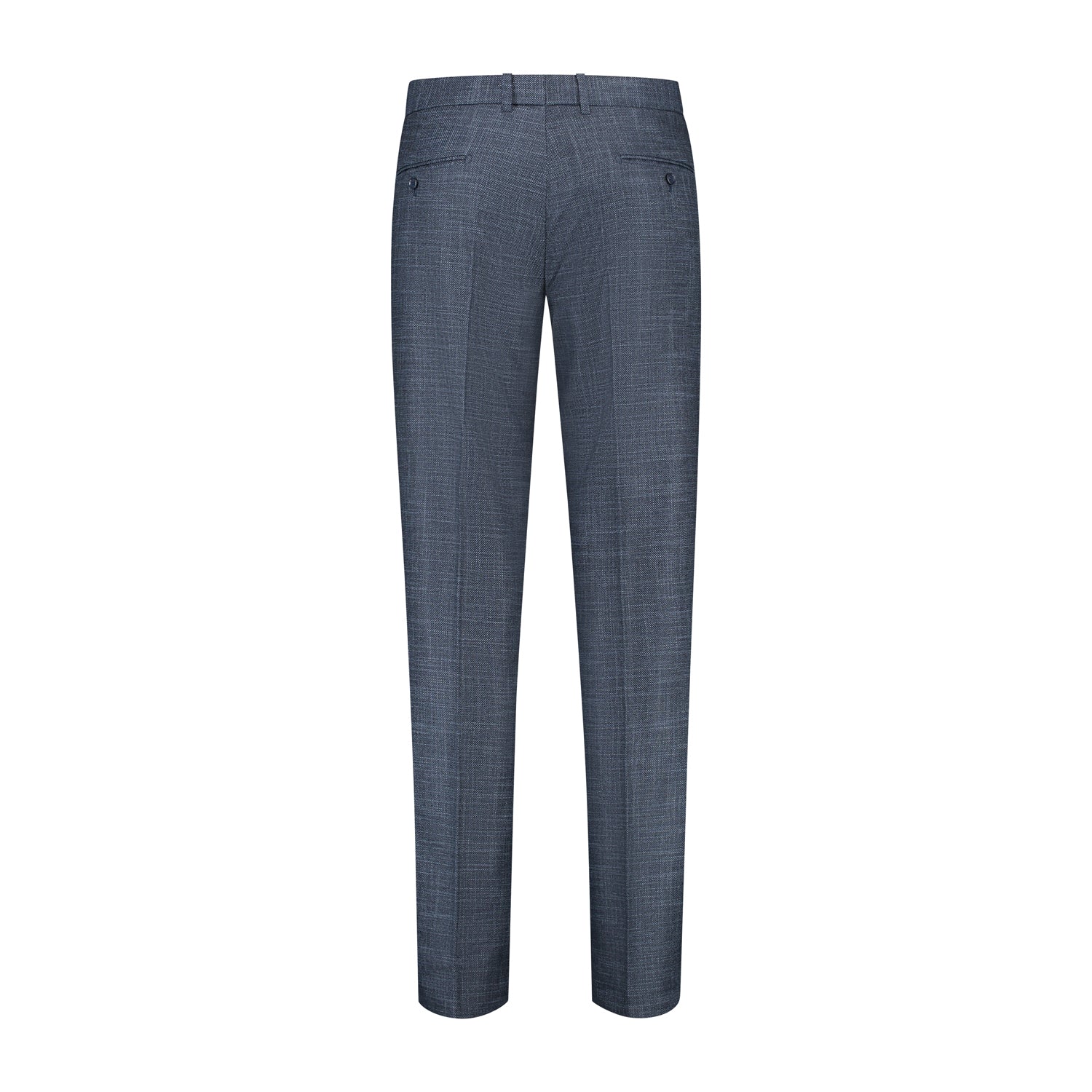 Pak birdseye structuur blauw - Gents