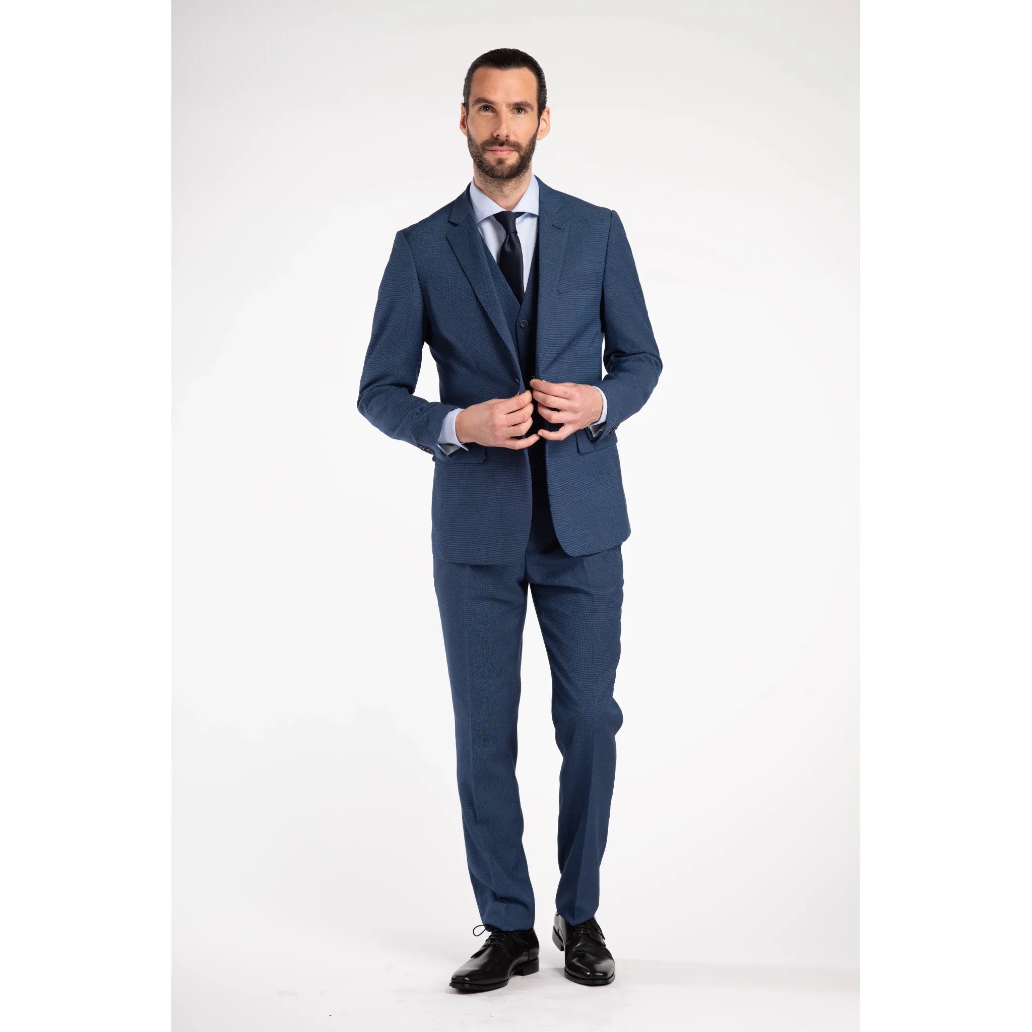 Pak blend royalblue 2 - delig - MixMatch - Gents