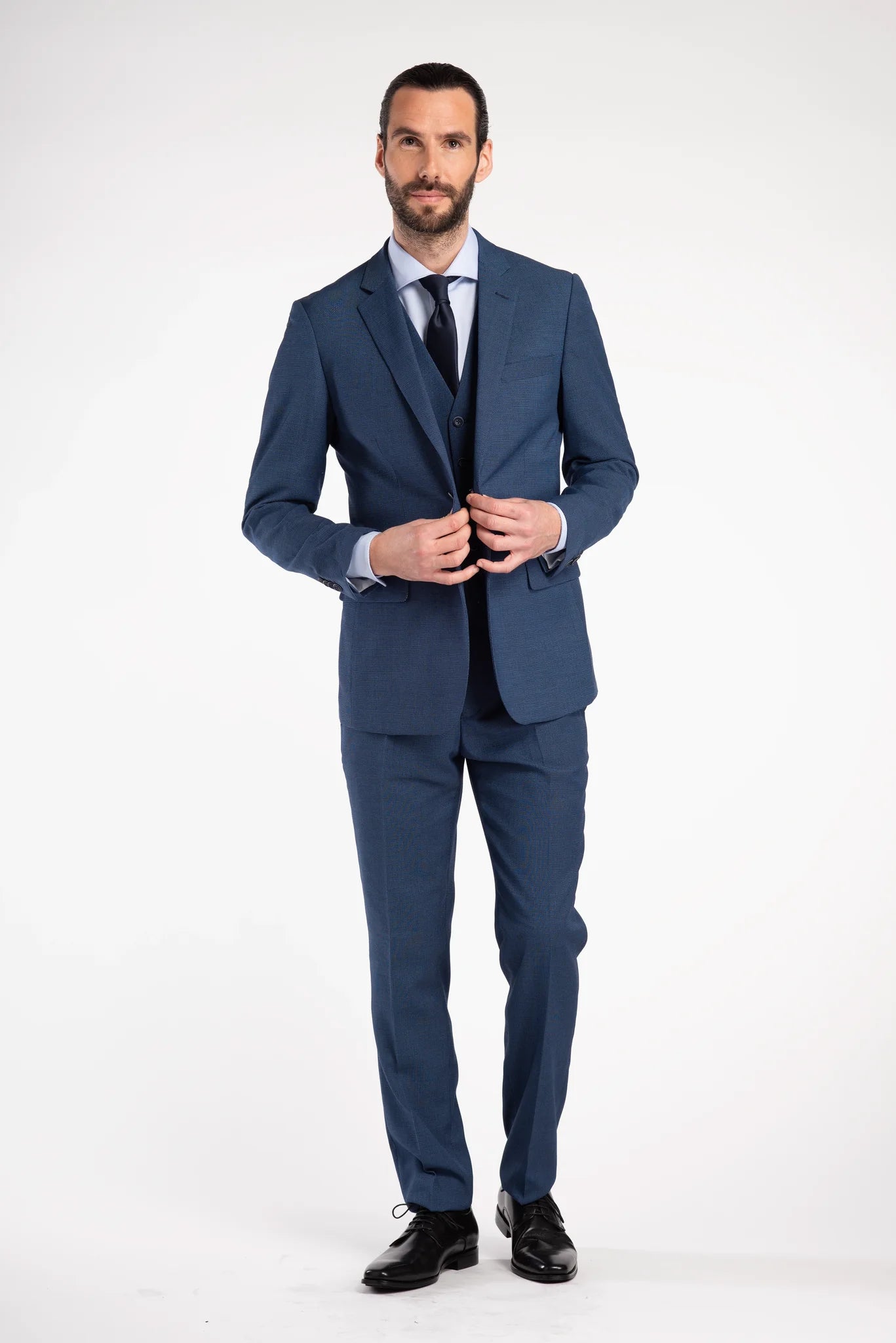 Pak blend royalblue 3 - delig - MixMatch - Gents