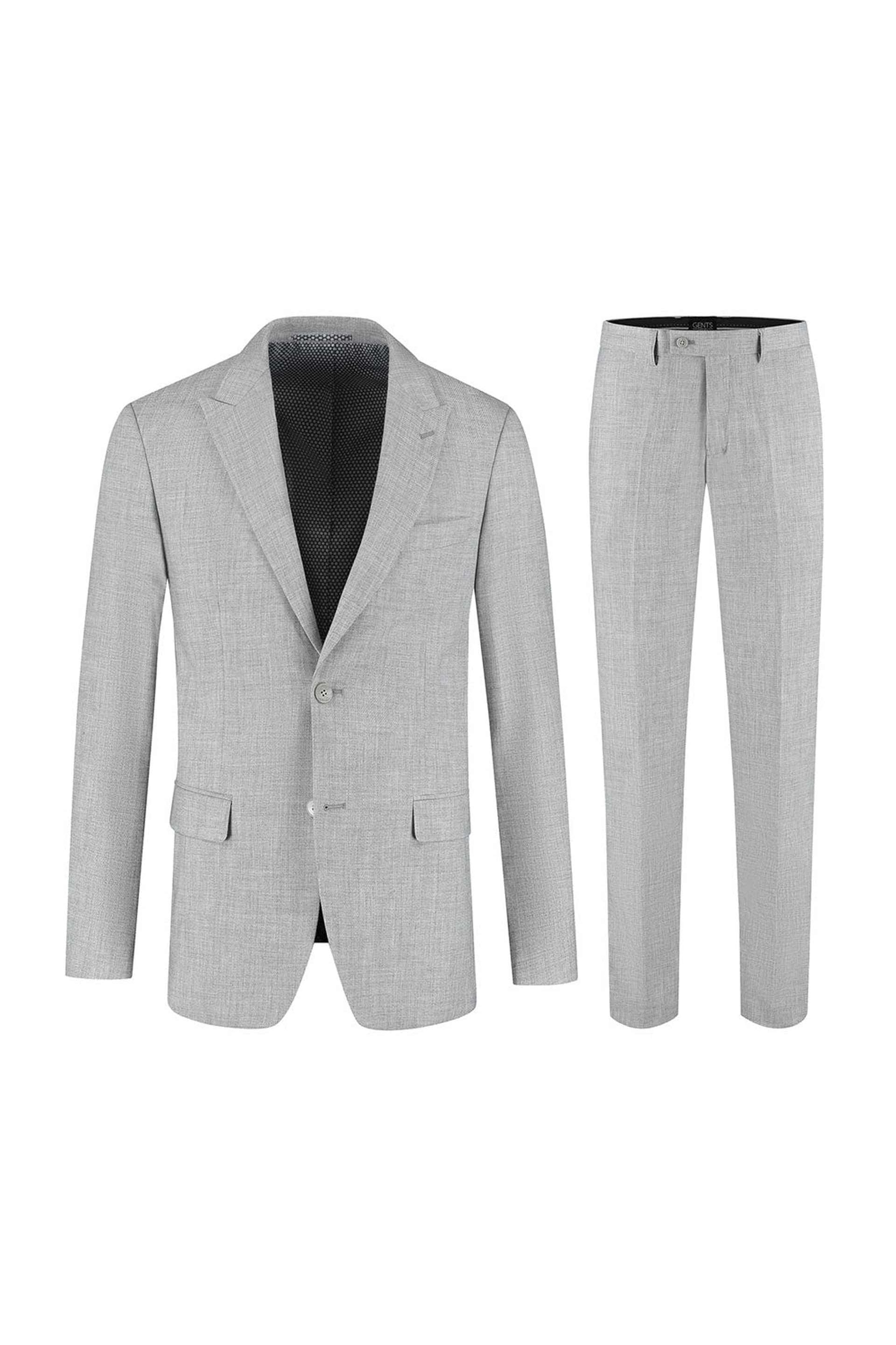 Pak flannellook grijs - Gents