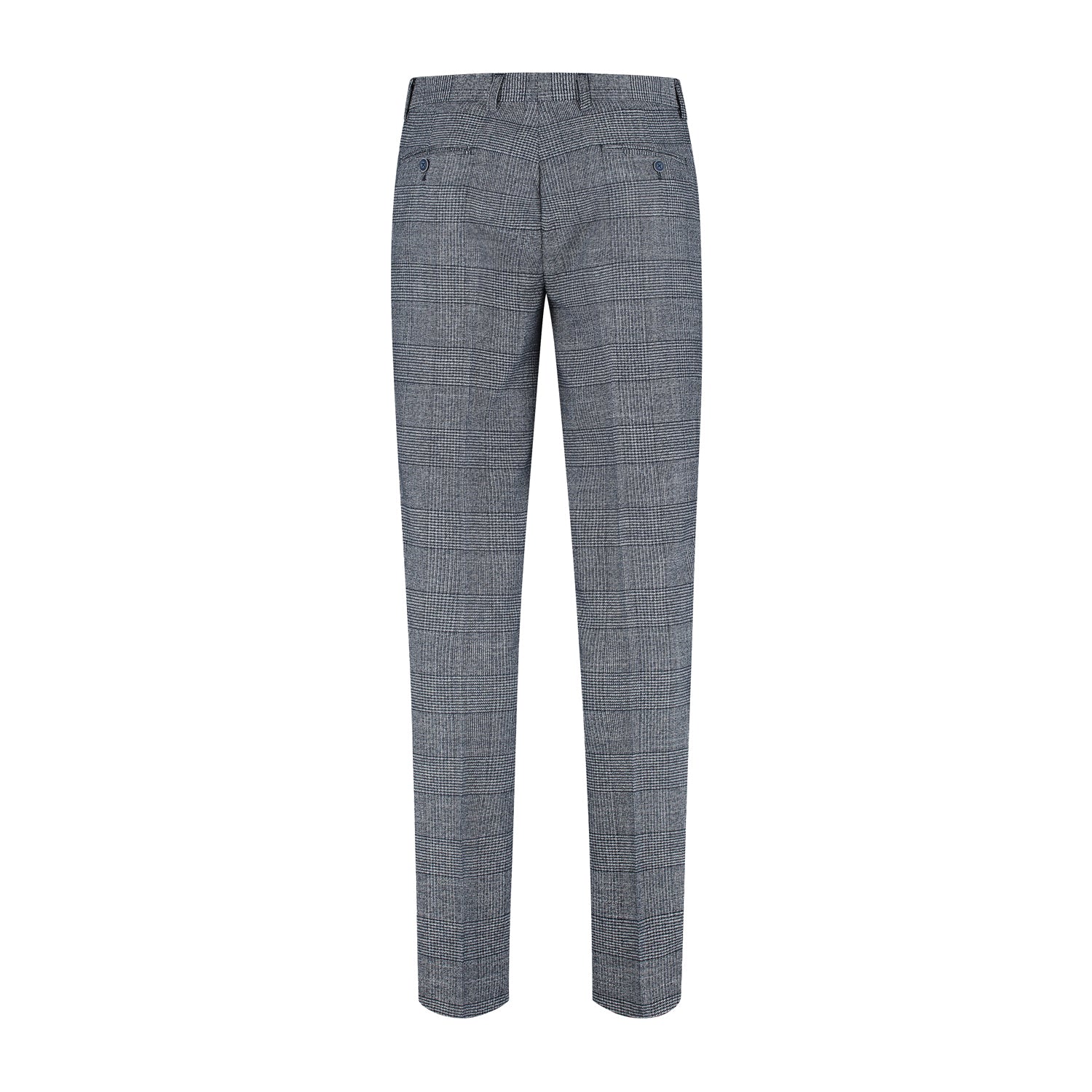 Pak Glen Check blauw - Gents