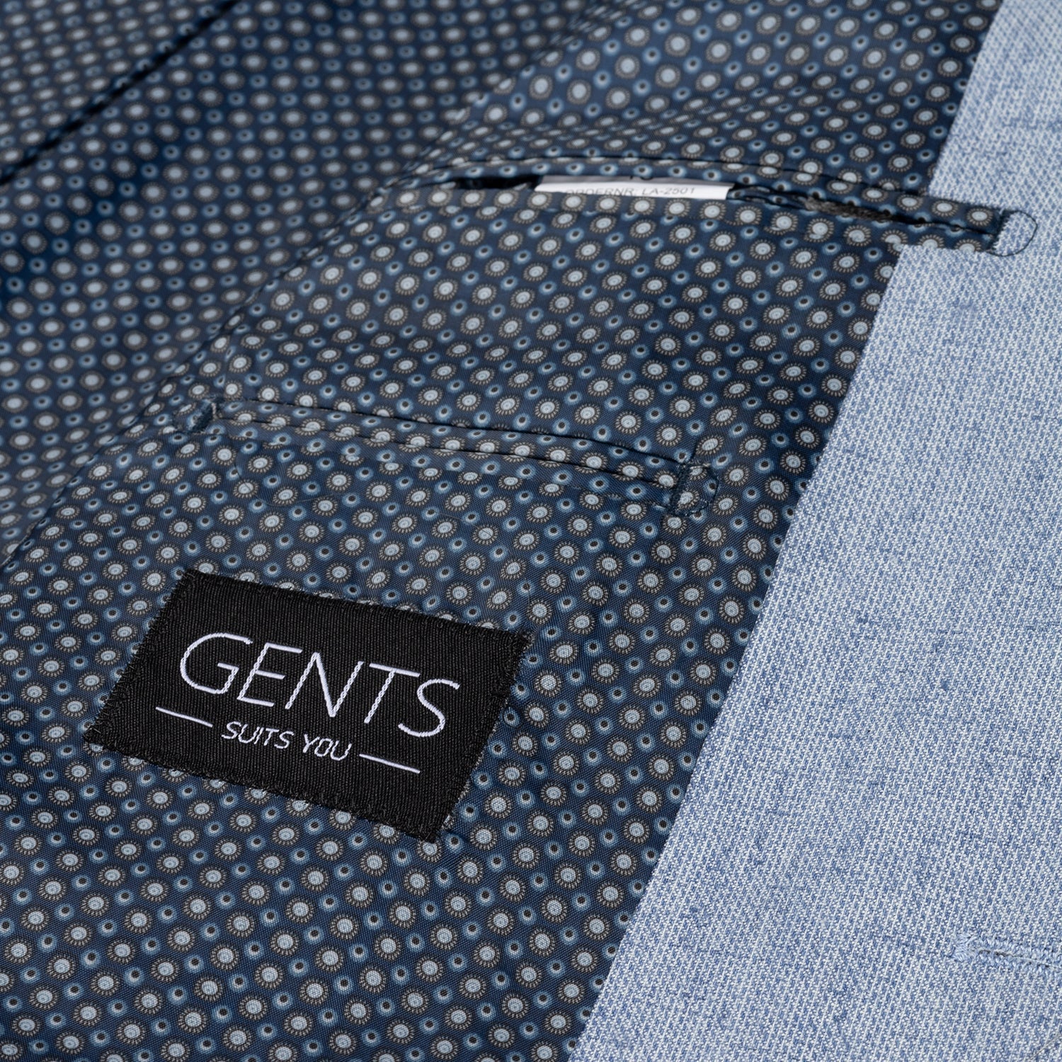 Pak linnenblend duifblauw - Gents