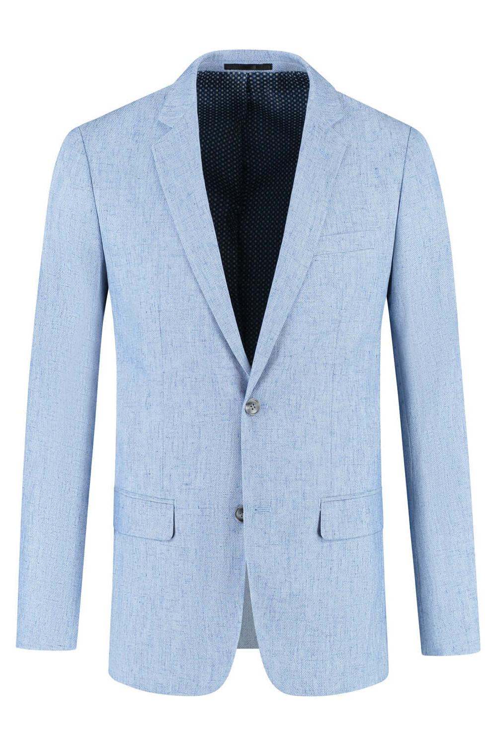 Pak linnenblend duifblauw 3-delig