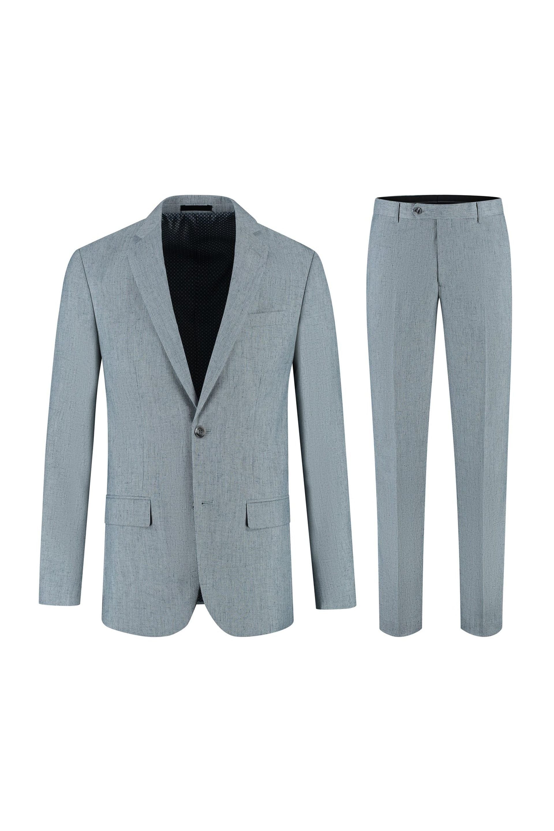 Pak linnenblend mistgroen - Gents