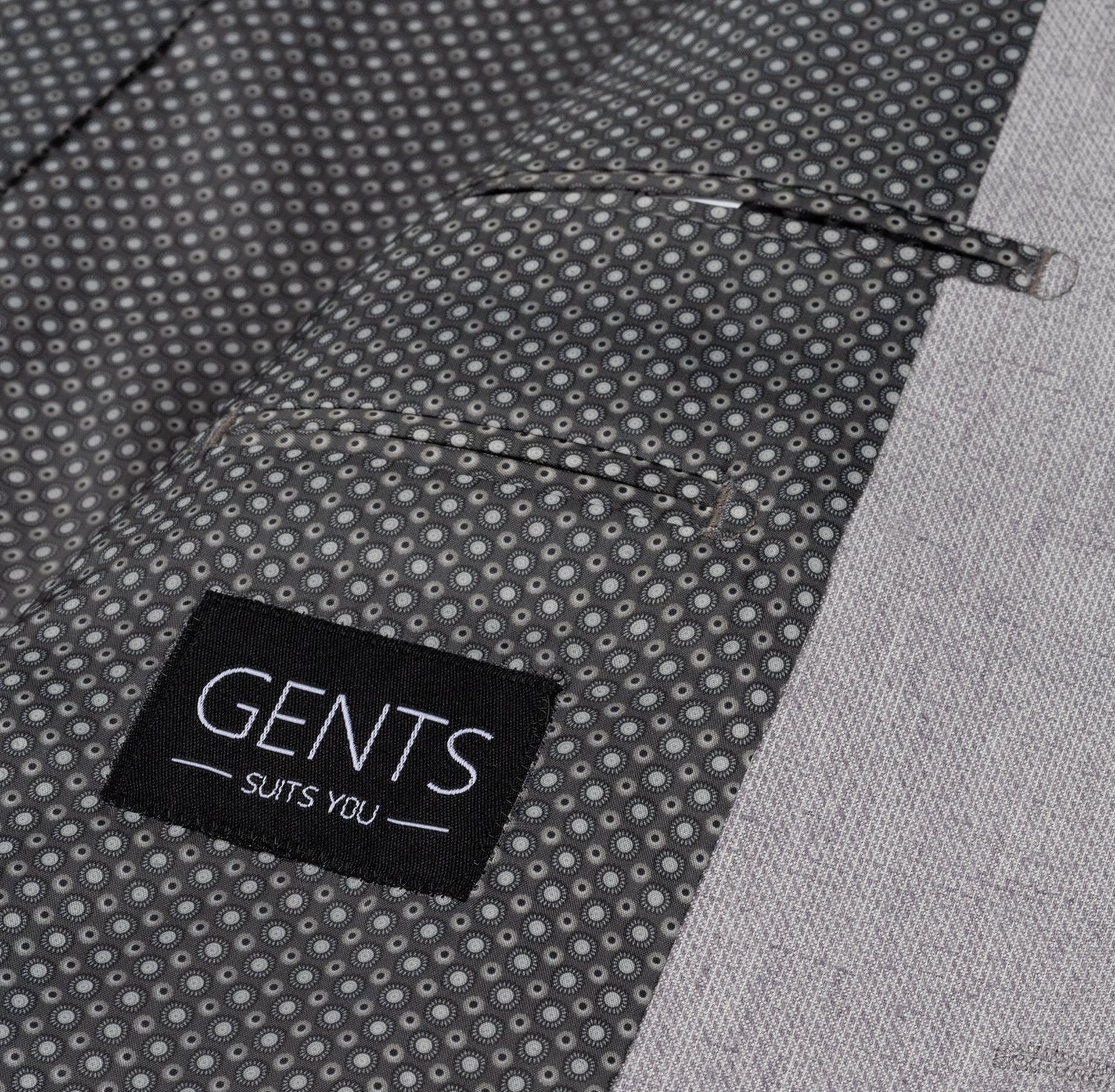 Pak linnenblend zilvergrijs - Gents