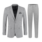 Pak linnenlook grijs 2 - delig - Gents