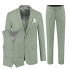 Pak linnenlook saliegroen 3 - delig - Gents