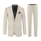 Pak linnenlook zand 2 - delig - Gents