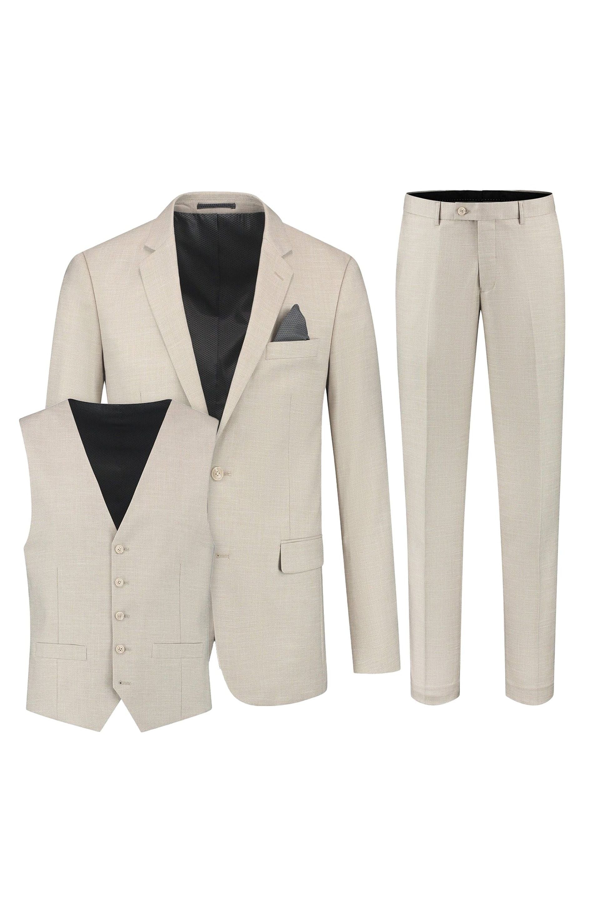 Pak linnenlook zand 3 - delig - Gents