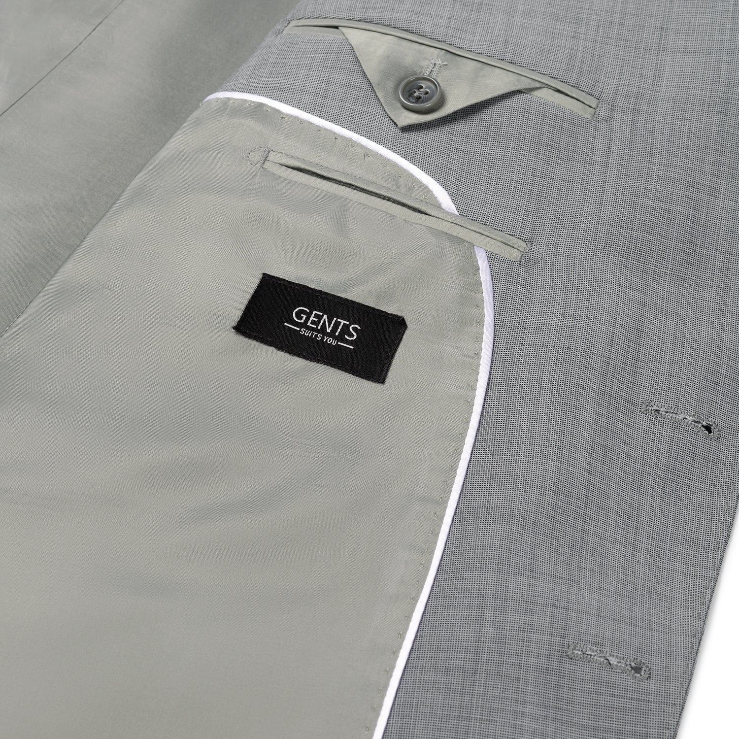 Pak melange Sheffield grijs - Gents
