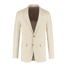 Pak pied - de - poule linnen - katoen beige - Gents