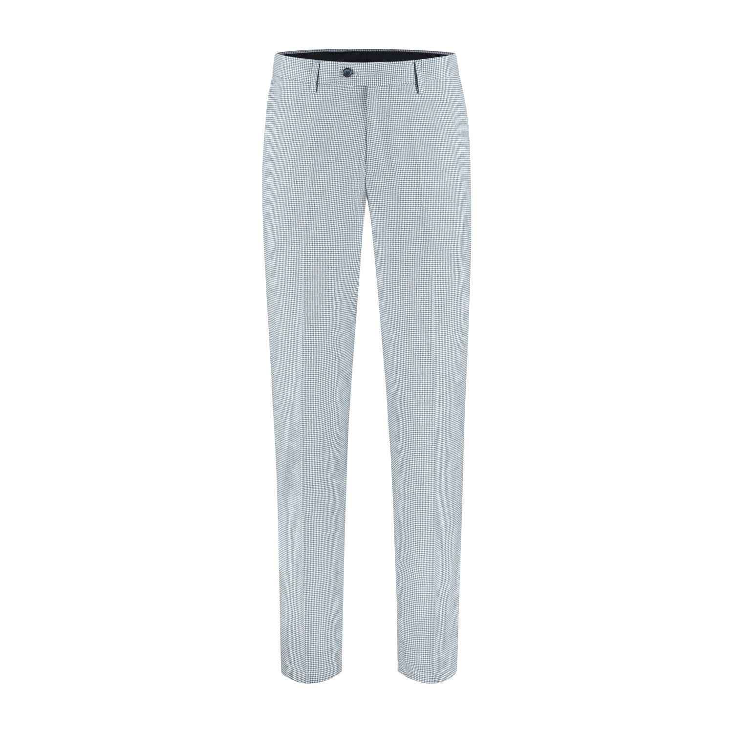 Pak pied - de - poule linnen - katoen blauw - Gents