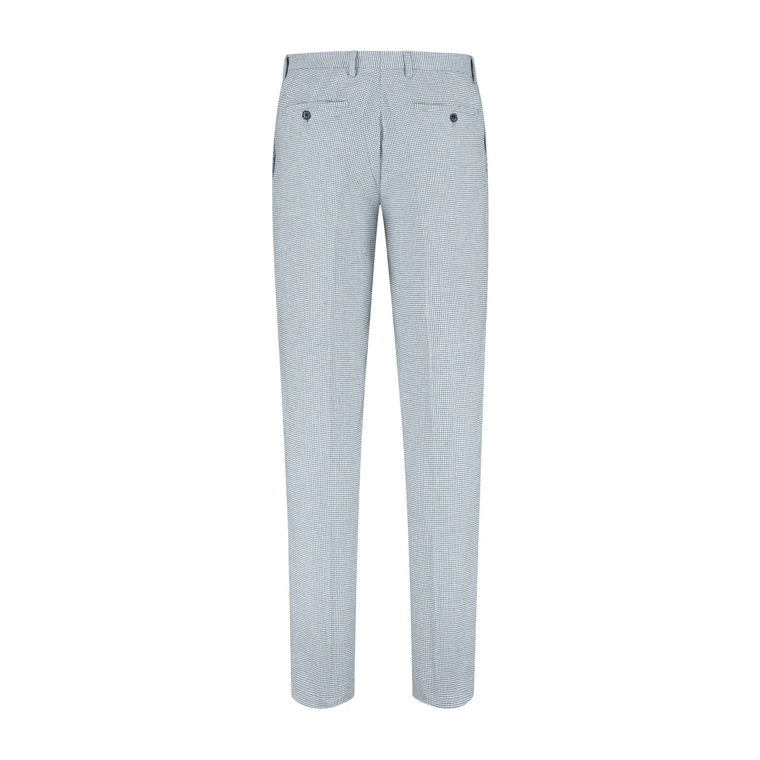 Pak pied - de - poule linnen - katoen blauw - Gents