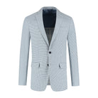 Pak pied - de - poule linnen - katoen blauw - Gents