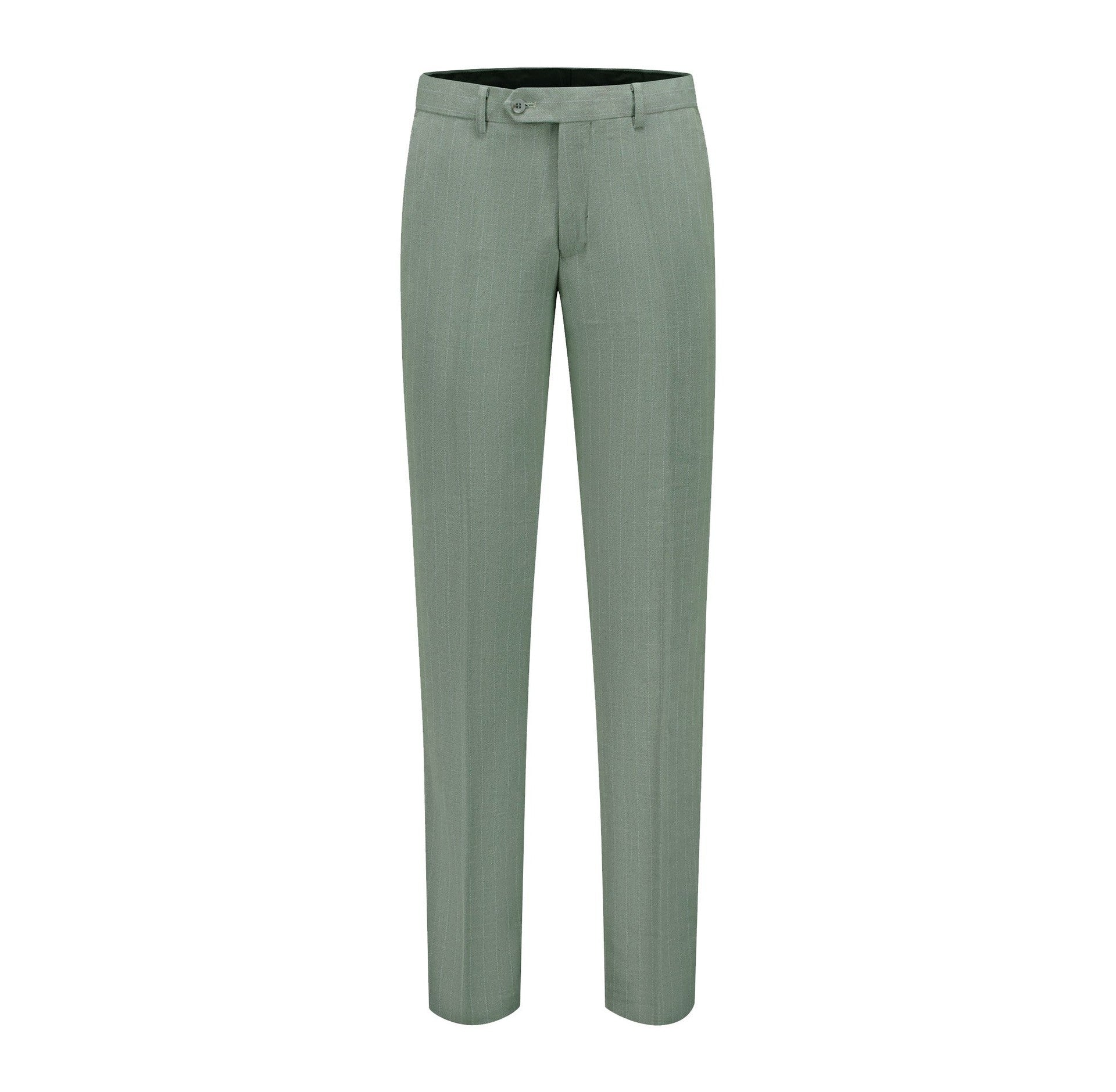 Pak pinstripe groen 3 - delig - Gents