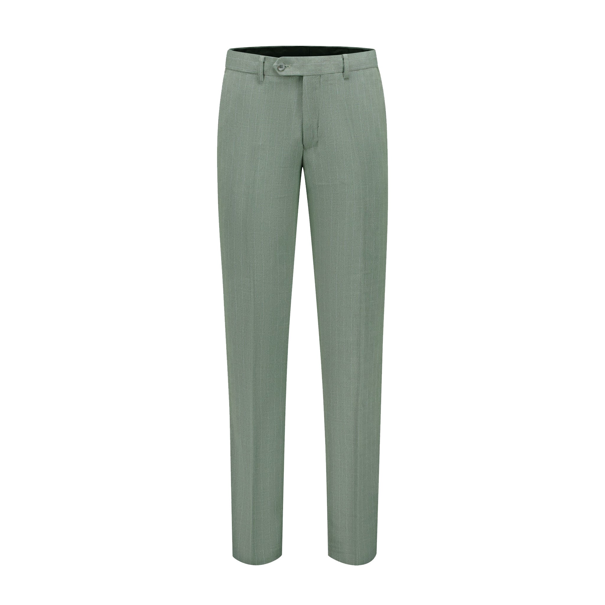 Pak pinstripe groen 3 - delig - Gents