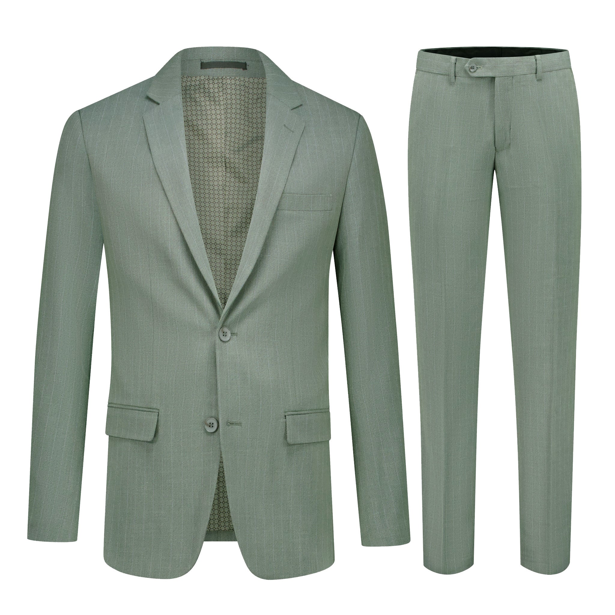 Pak pinstripe groen - Gents