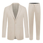 Pak stretch beige 2 - delig - Gents