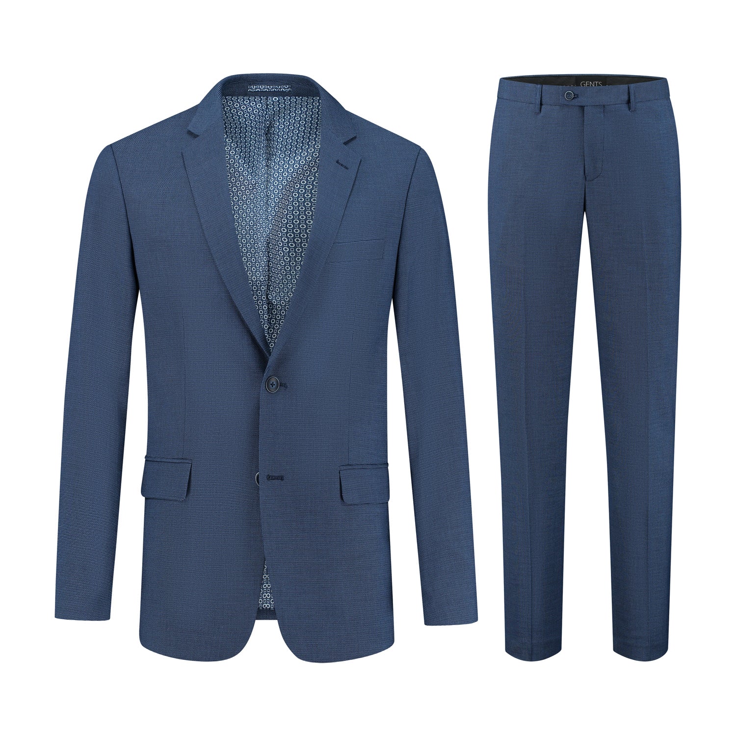 Pak structuur royalblue - Gents
