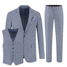 Pak structuur steenblauw 3 - delig - Gents