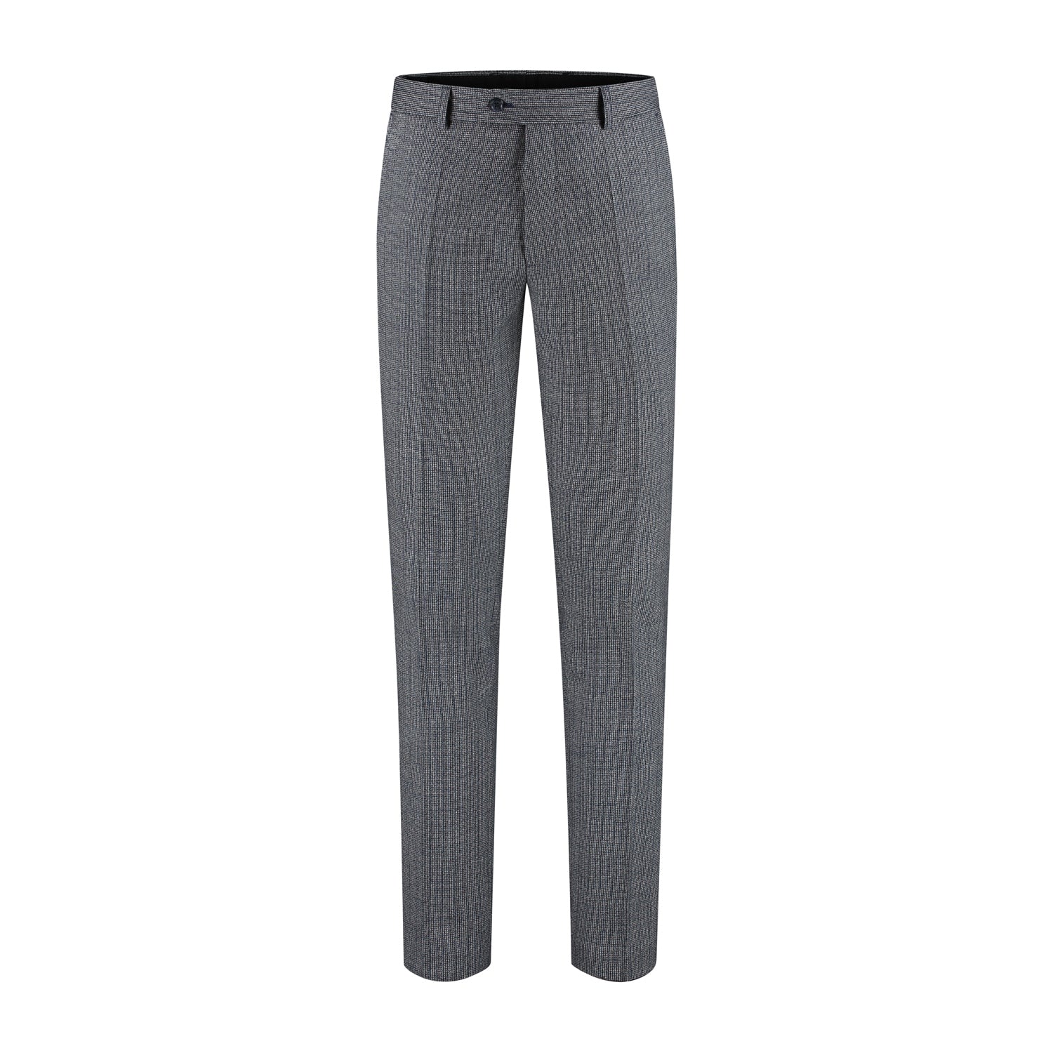 Pak wol tweed streep grijsblauw - Gents