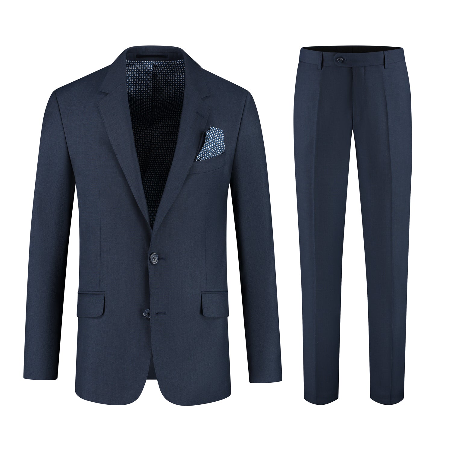 Pak wol uni blauw - Gents