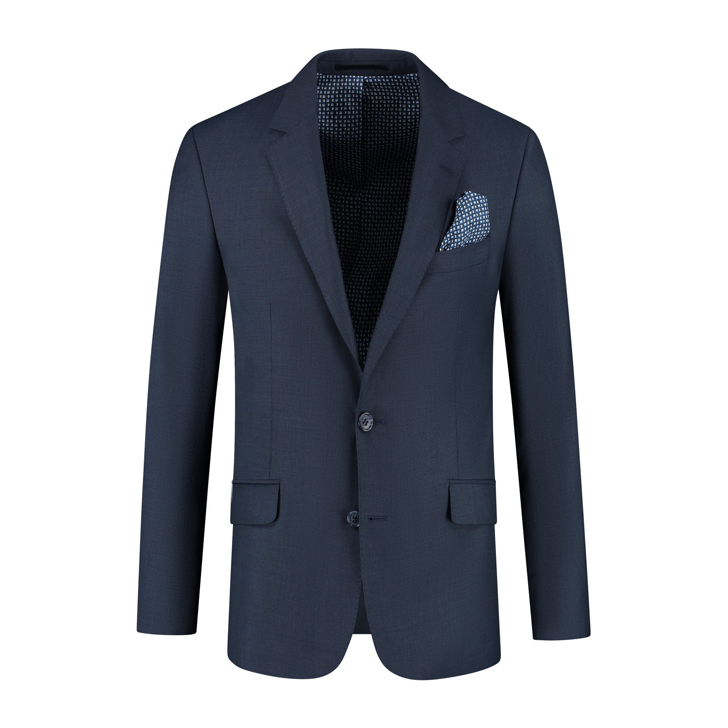 Pak wol uni blauw - Gents