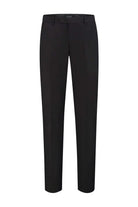 Pak wolblend - Zwart 2-delig: Zwarte formele broek met een elegant en tijdloos design.