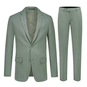 Pak pinstripe groen