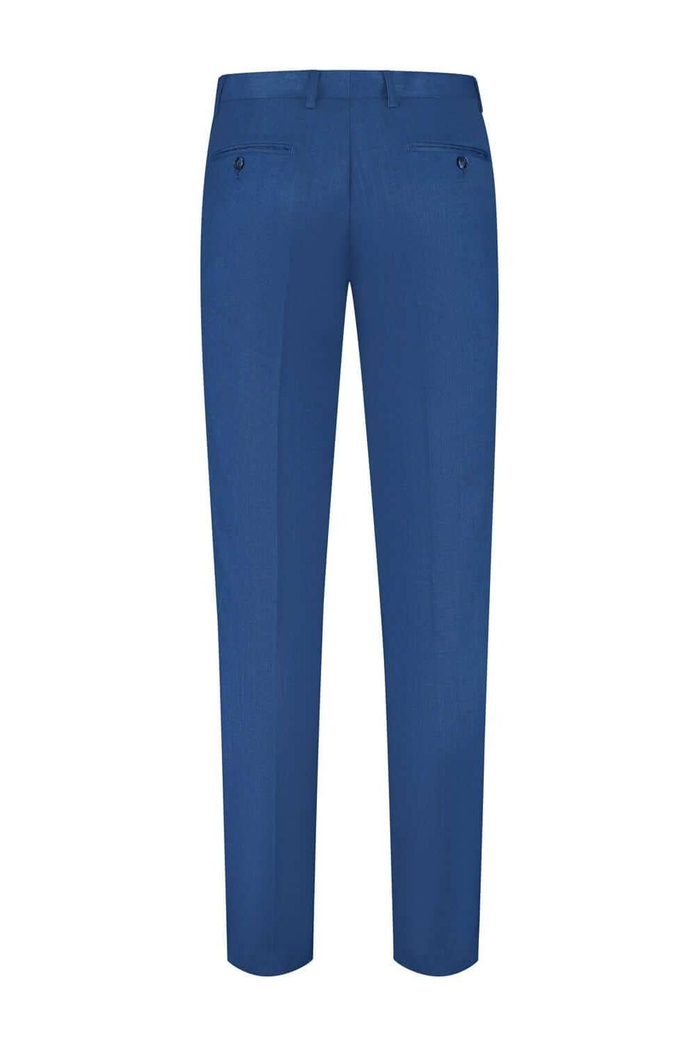 Pantalon linnenlook blauw - Gents