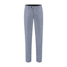 Pantalon structuur steenblauw - Gents