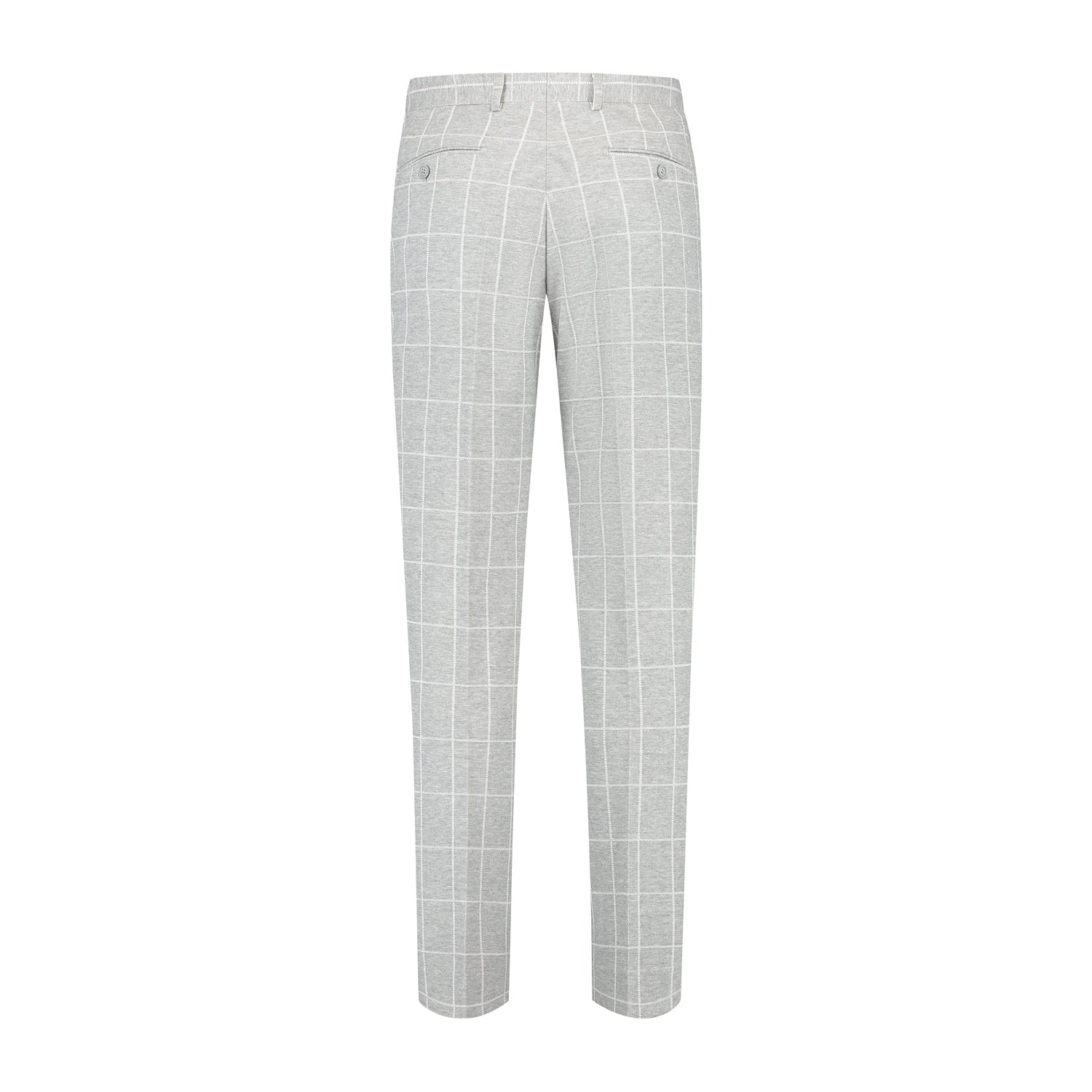 Pantalon windowpane grijs - Gents