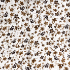Print bloemetje grijs - bruin - Gents