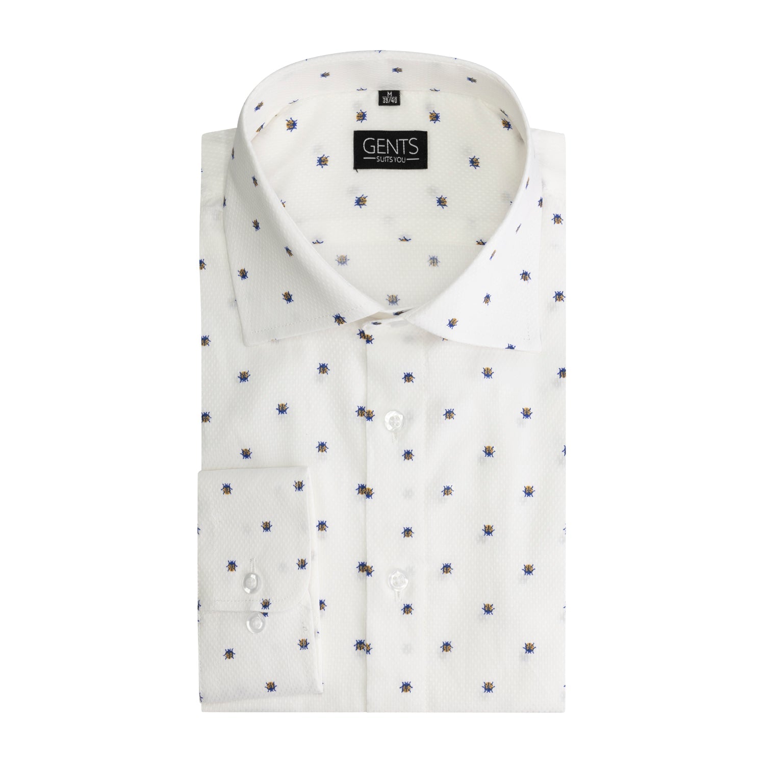 Print kever wit - Gents