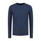 Ronde hals structuur denim - Gents