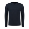 Roundneck jacquard blauw - Gents