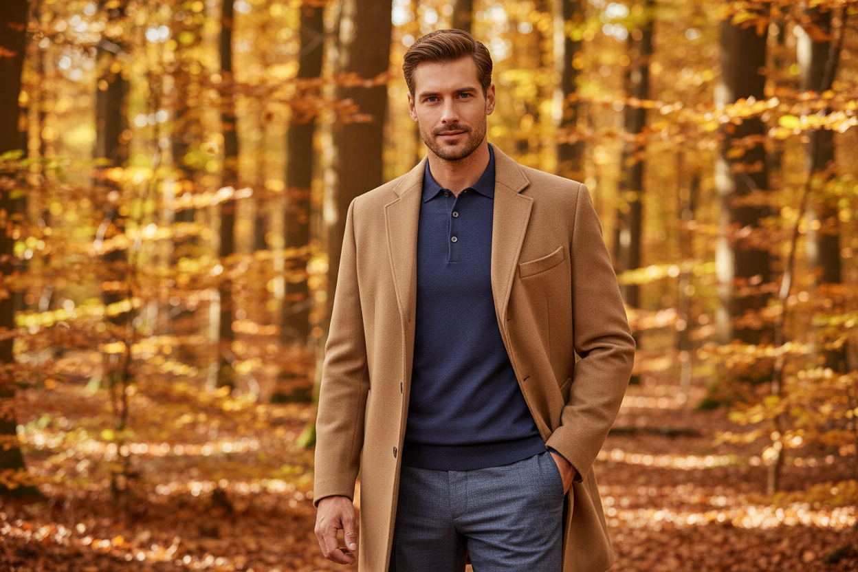 Slideshow banner - Camel coat in herfstbos nieuwe versie