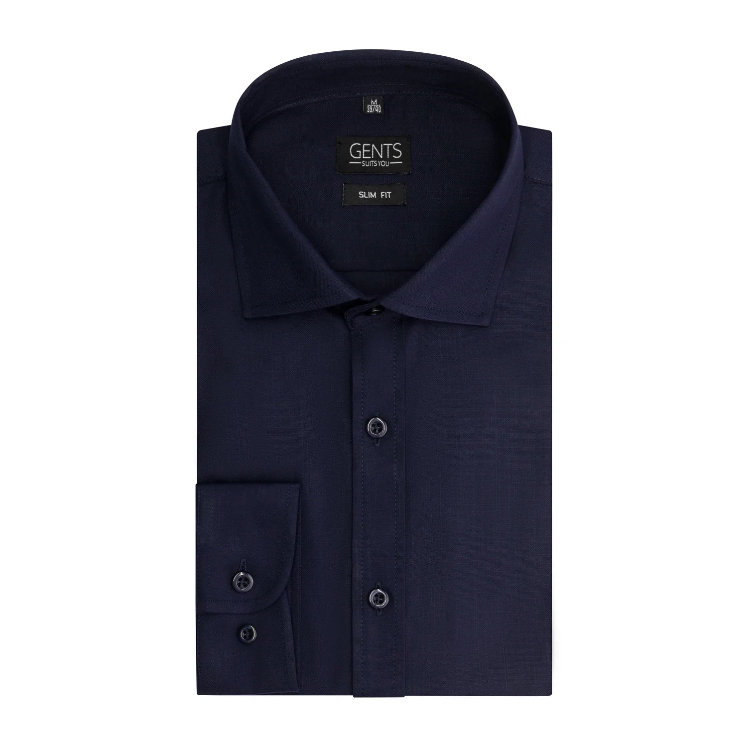 Slimfit bamboe blauw - Gents