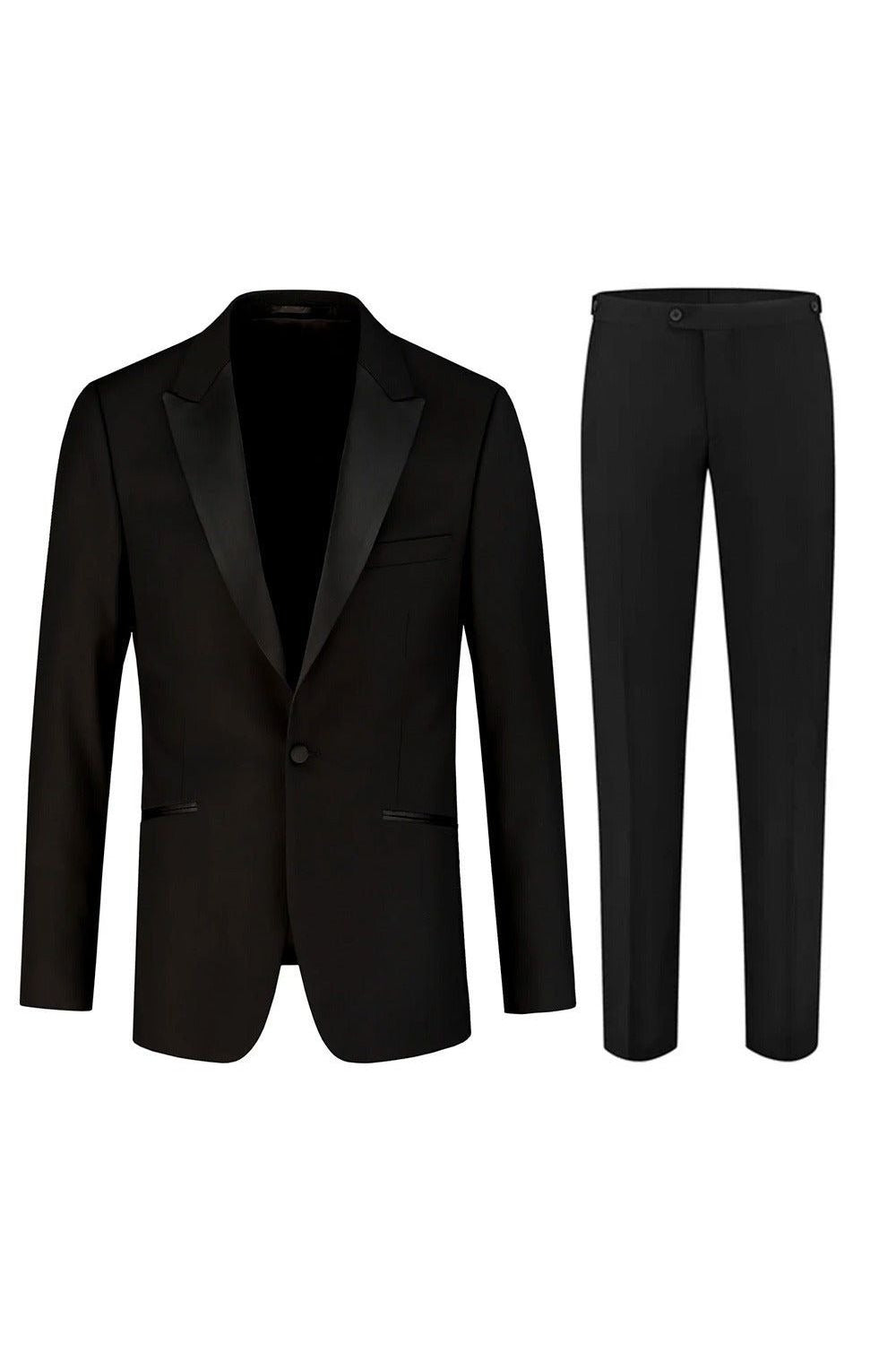 Copy of  Smoking Shawlkraag Polywol - 2 delig jas & broek
